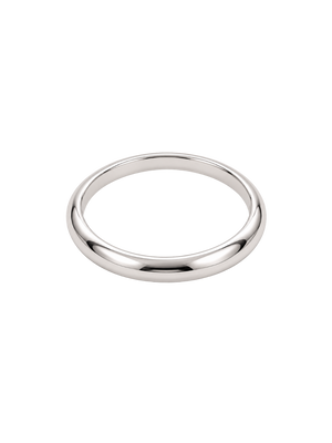 Statement bangle small - zilver