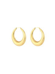 Basic oval hoops - goud