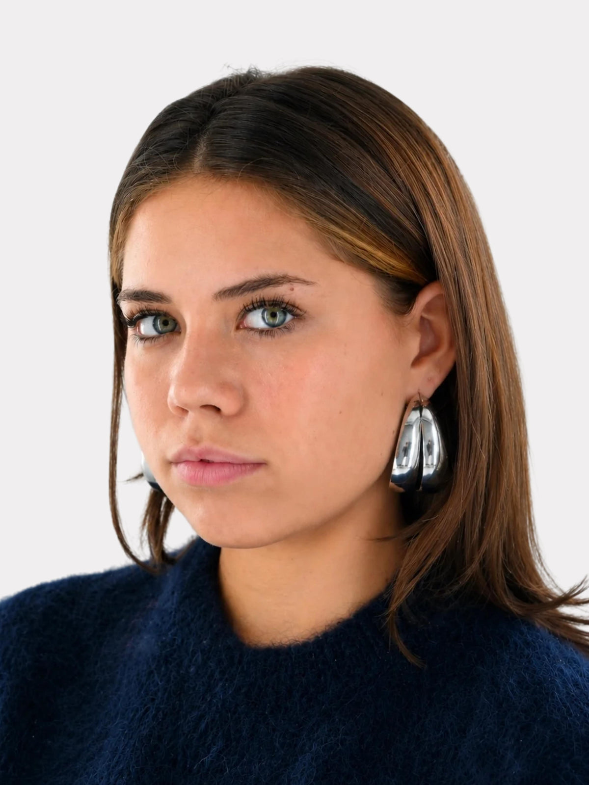 Boucles d’oreilles doubles - argent