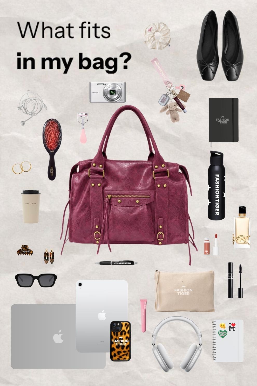 Icon bag - burgundy