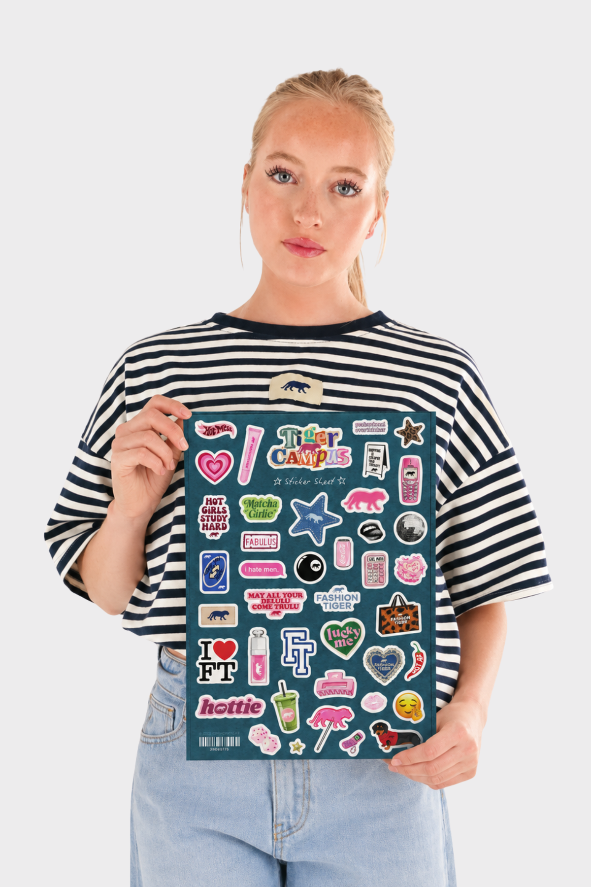 Sticker Sheet 'Tiger Campus'