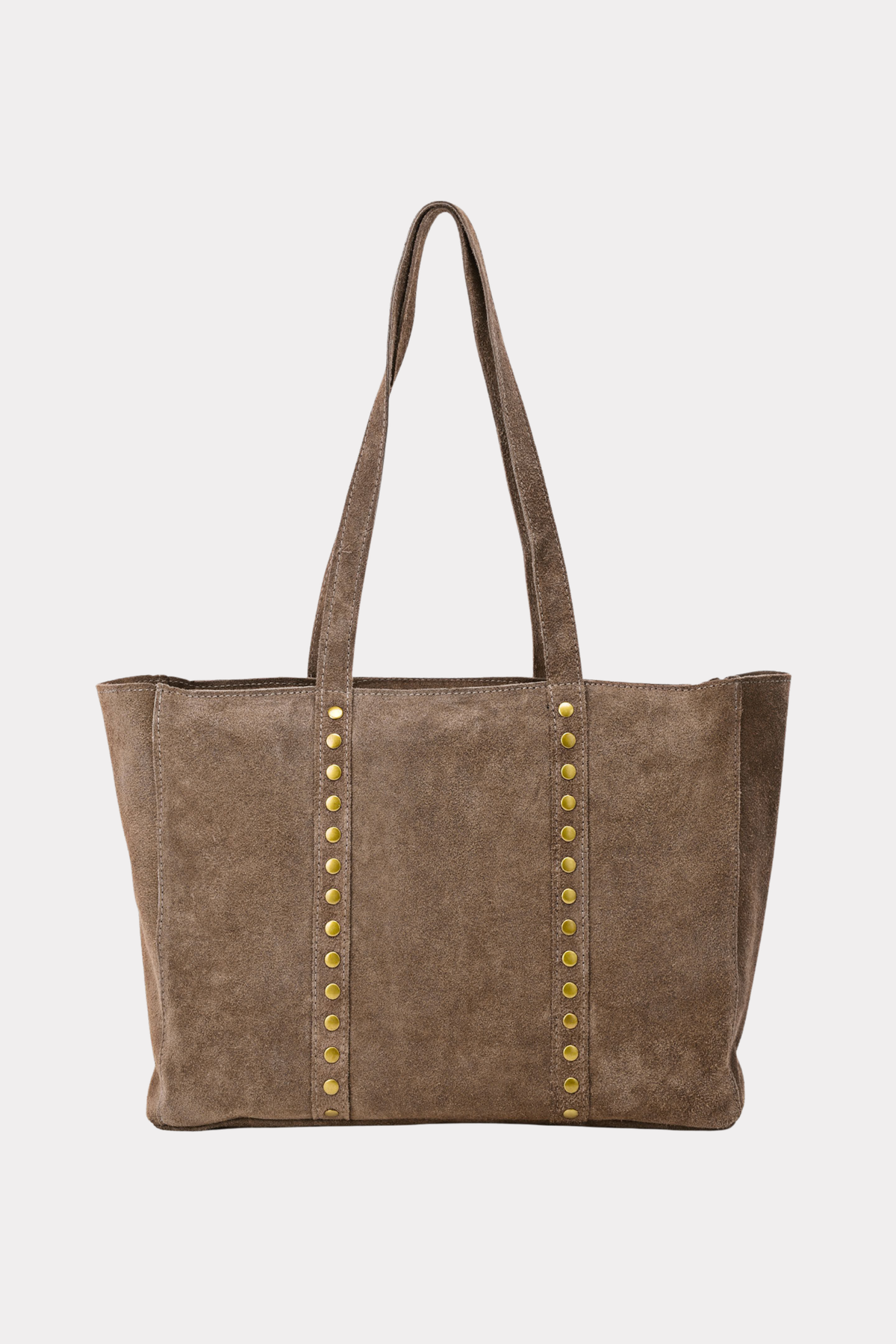 Sac clouté - taupe