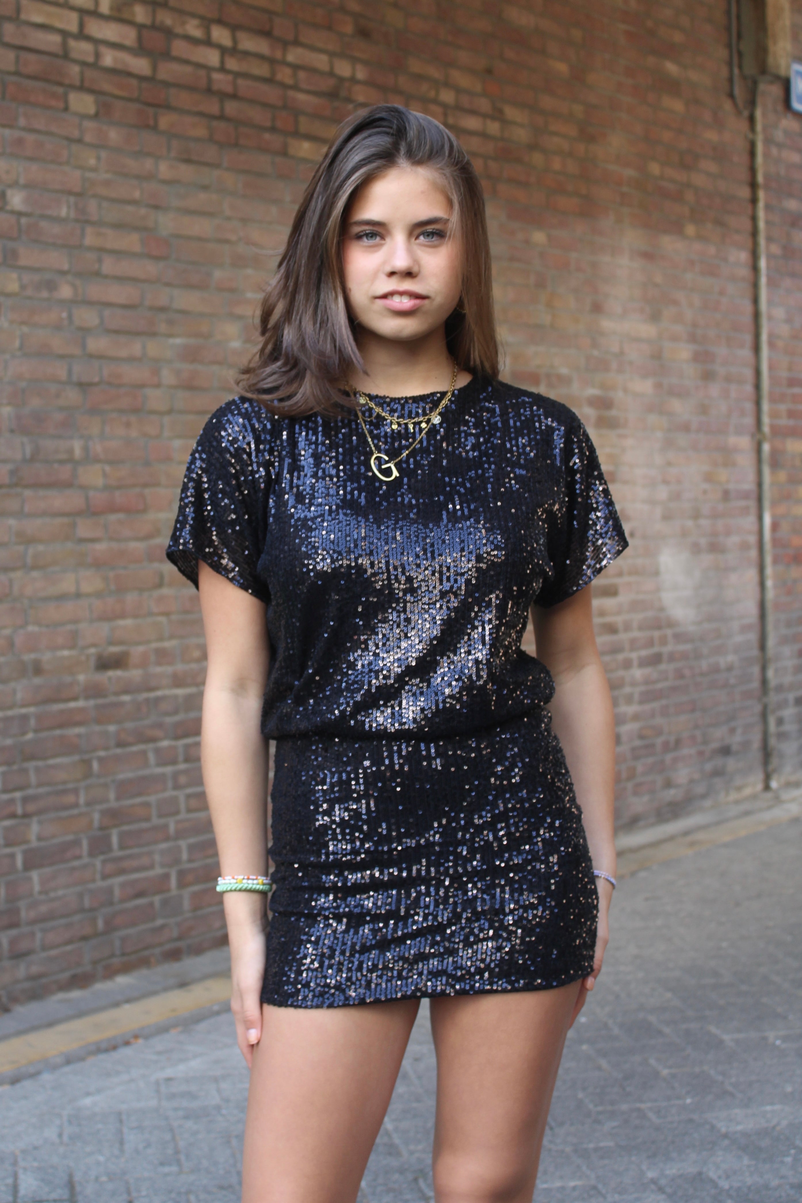 Robe en pierre - noir