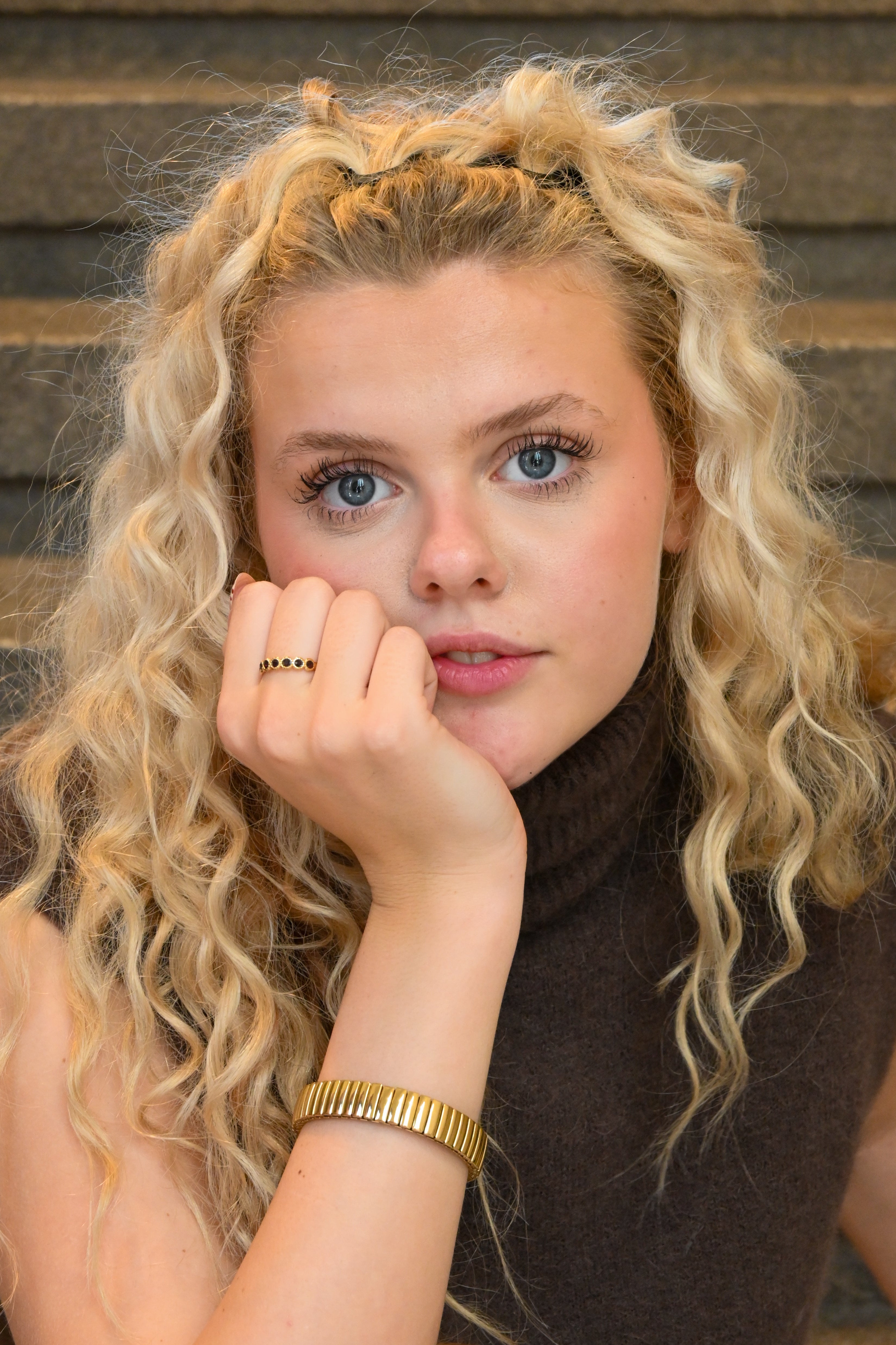 Back 2 School Ring - Brown/Gold