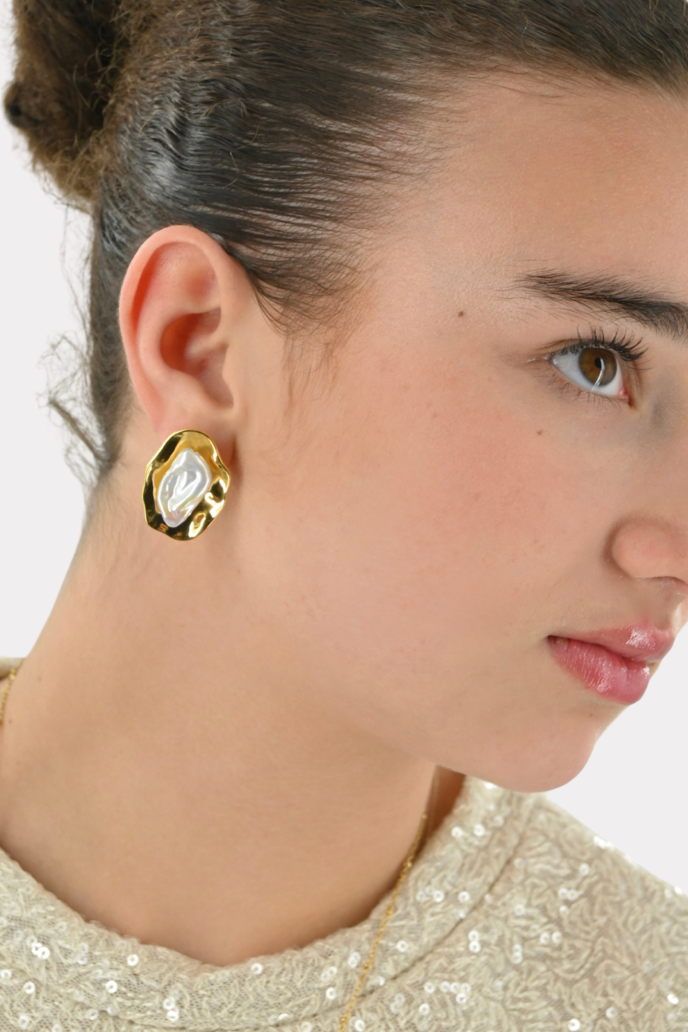 Starry dreams earrings - gold