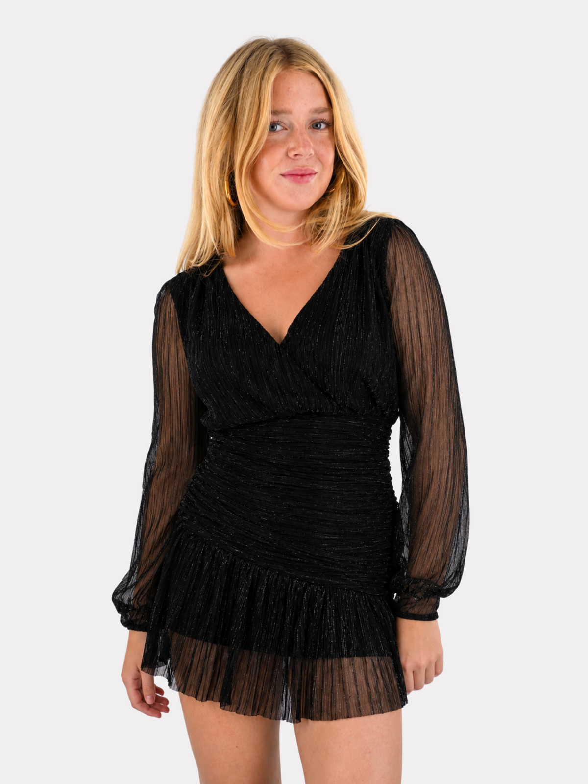 Night fever 'dark sky' dress - black