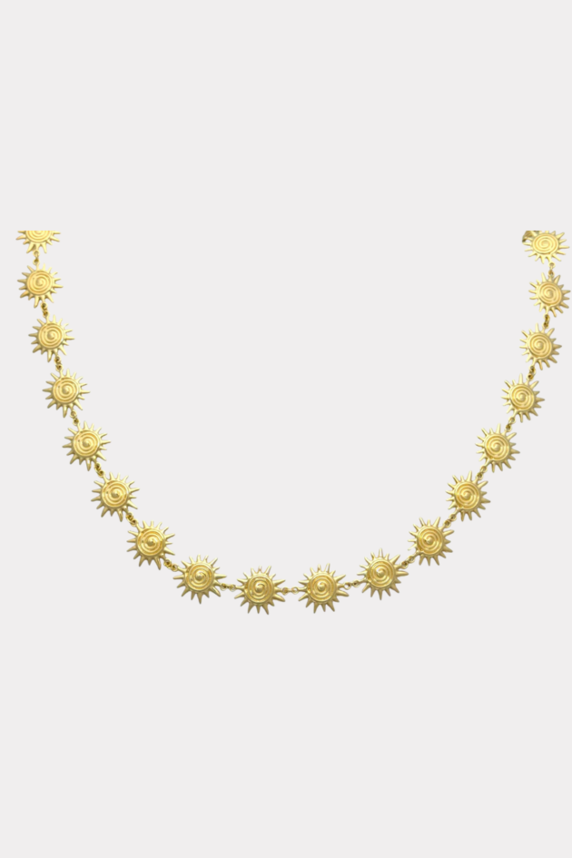 Sunshine necklace - goud