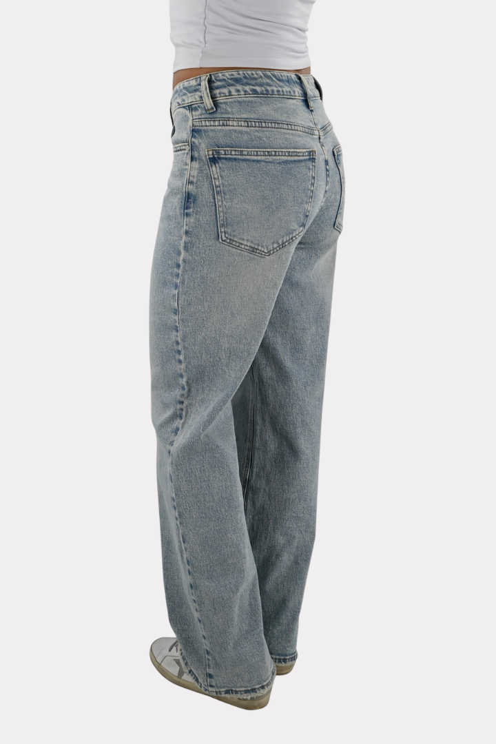 Bowie mid waist jeans - blauw