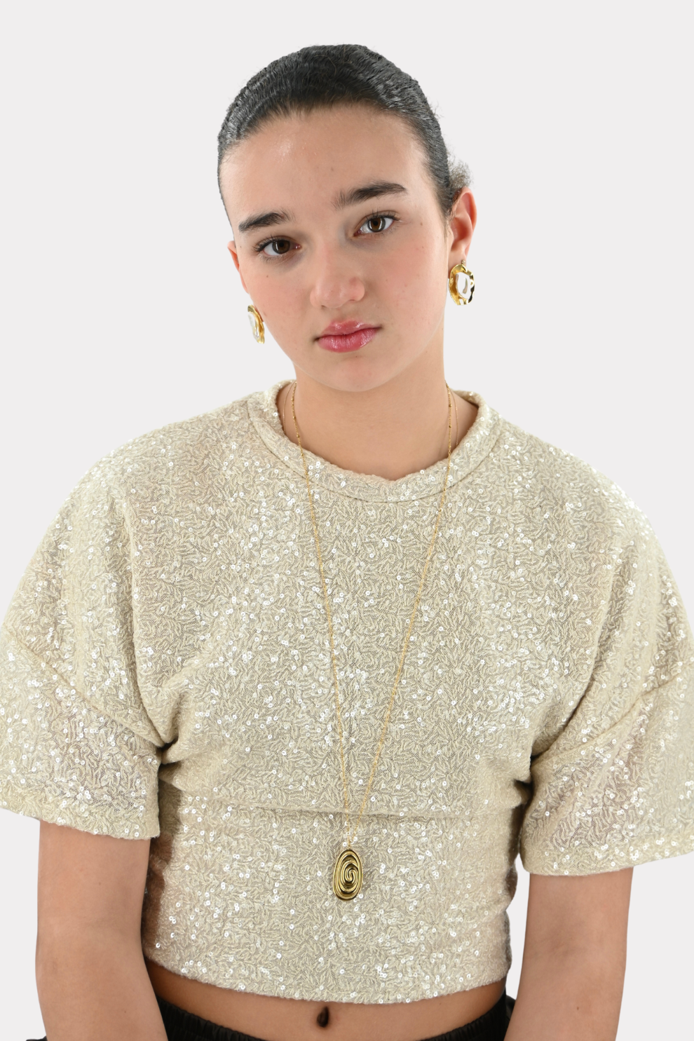 Spiral dream necklace - gold