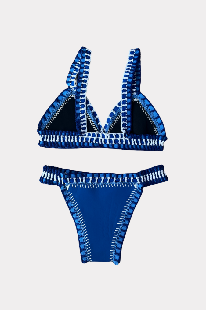 Mamma Mia Ibiza bikini - blue reversible