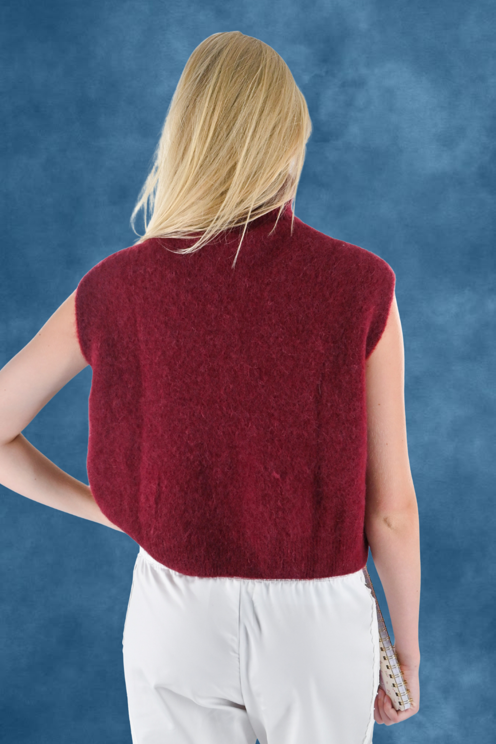 Cozy high knit - bordeaux rood (pre-order)