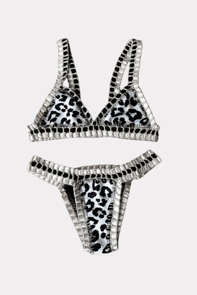 Ibiza bikini Leopard - gray