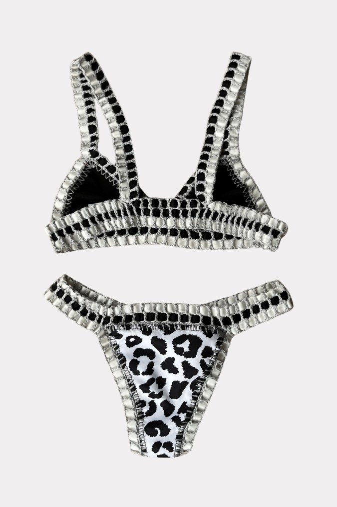 Ibiza bikini Leopard - gray