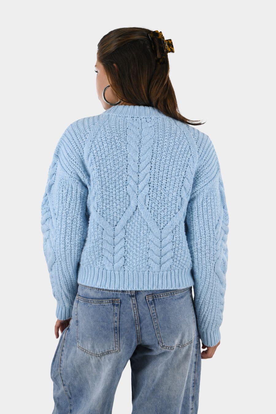 Cambridge tricot - bleu bébé