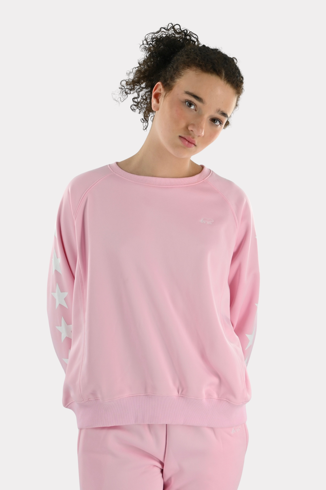 Training Tiger sweater - baby pink