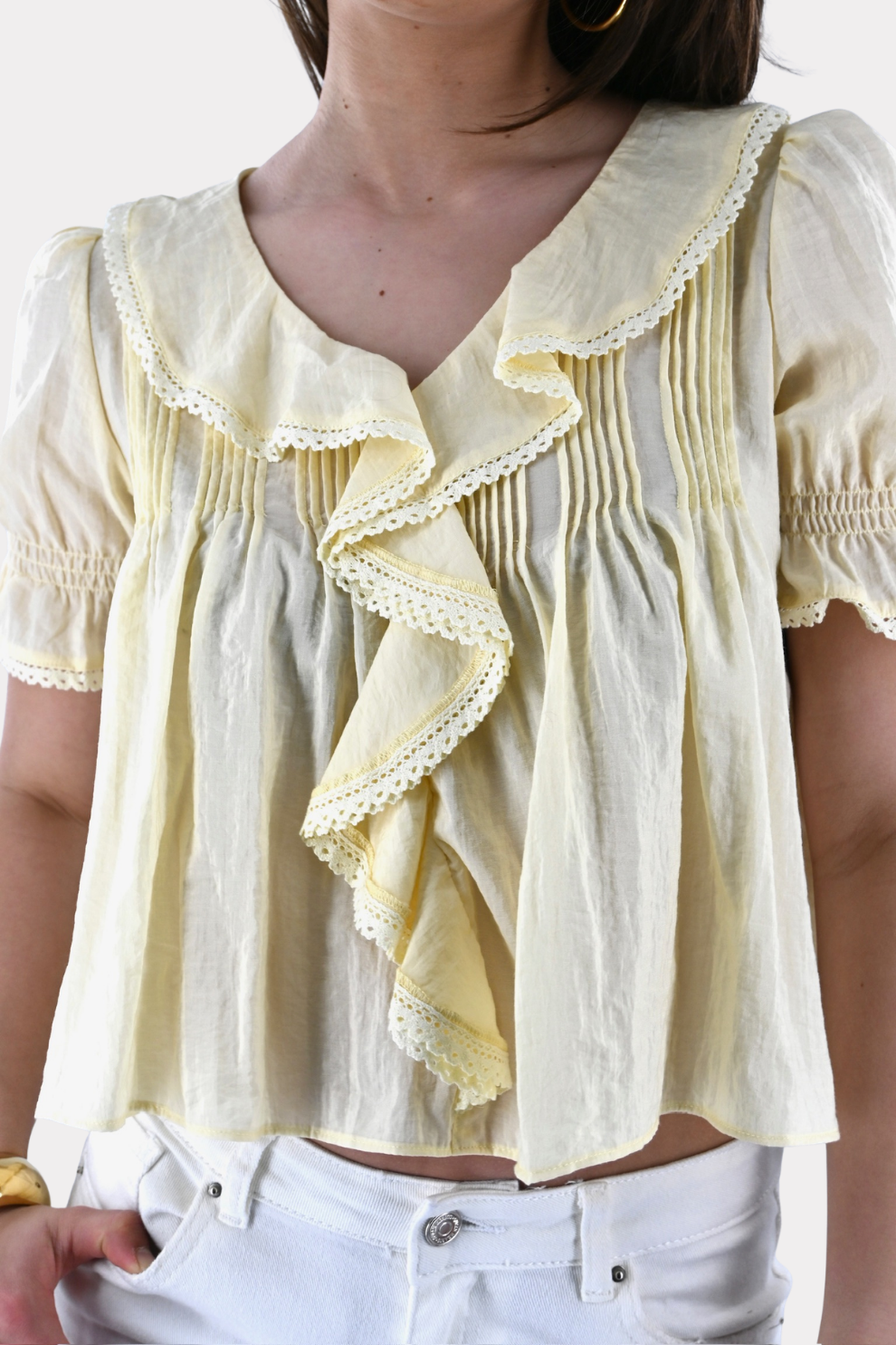 Sky blouse - yellow