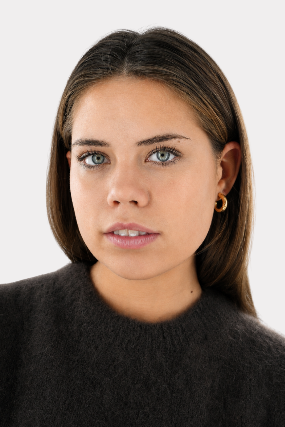 Mini Swirl Hoops - Gold