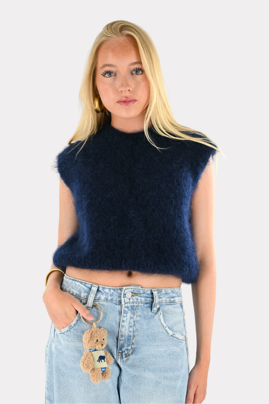 Maille ultra douce - bleu marine (précommande)