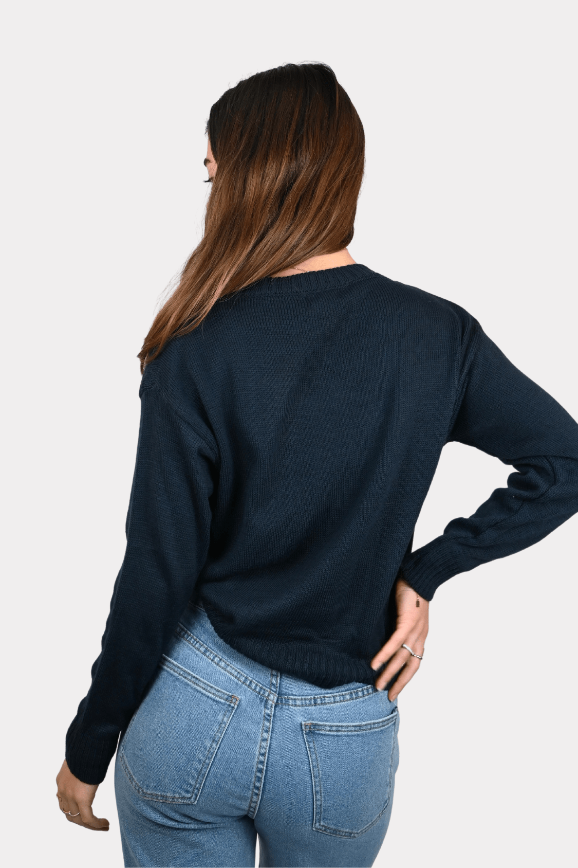 USA sweater - navy