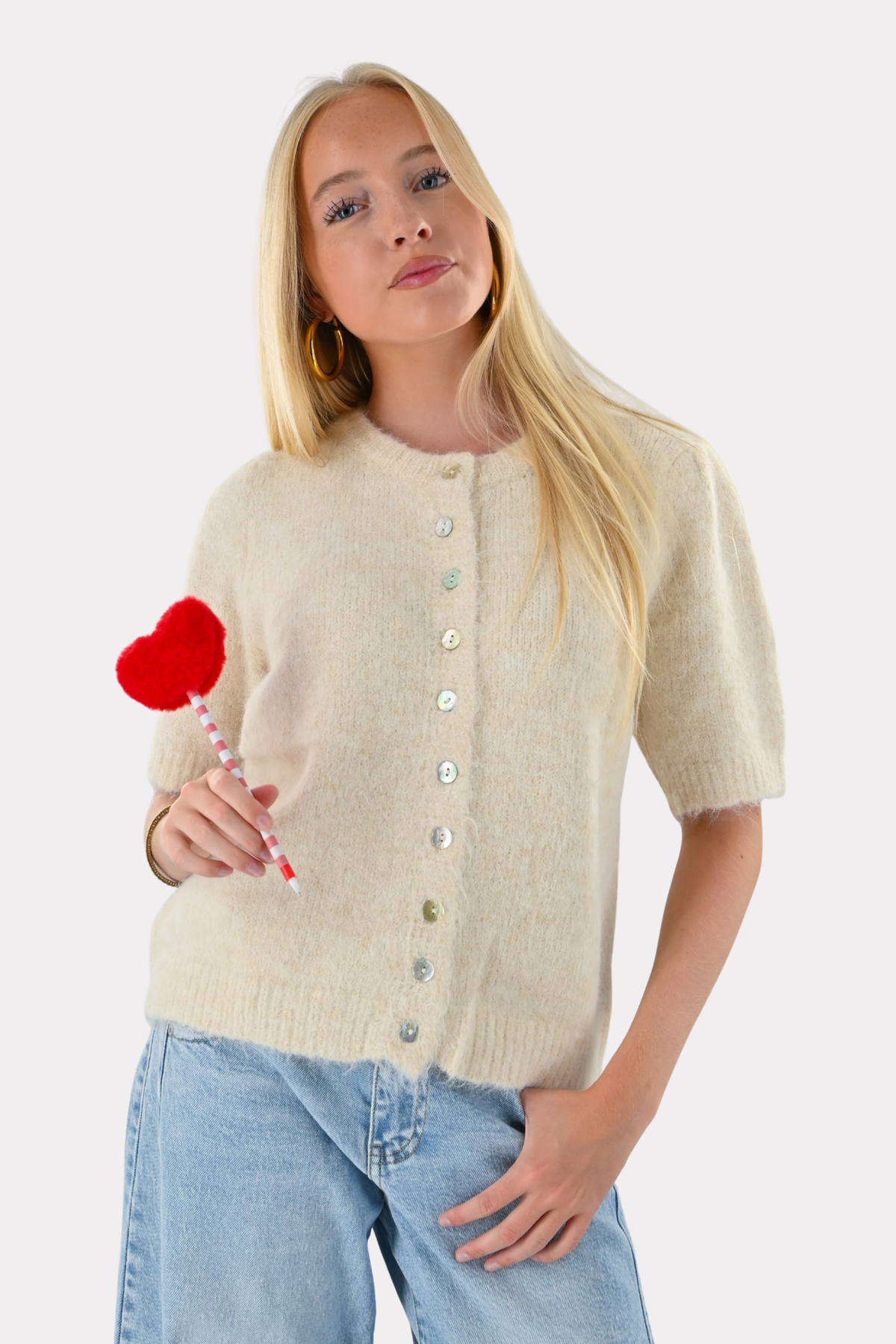 Rory Strickjacke - beige