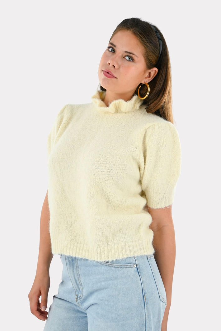 Fluffy-Mood-Top - creme