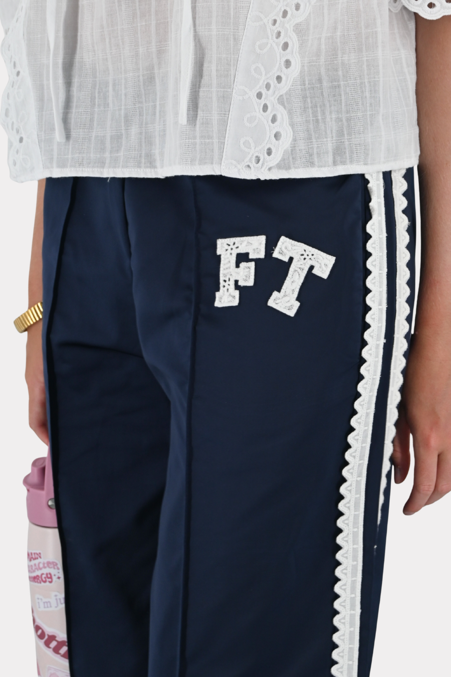 FT-Spitzenhose - Navy