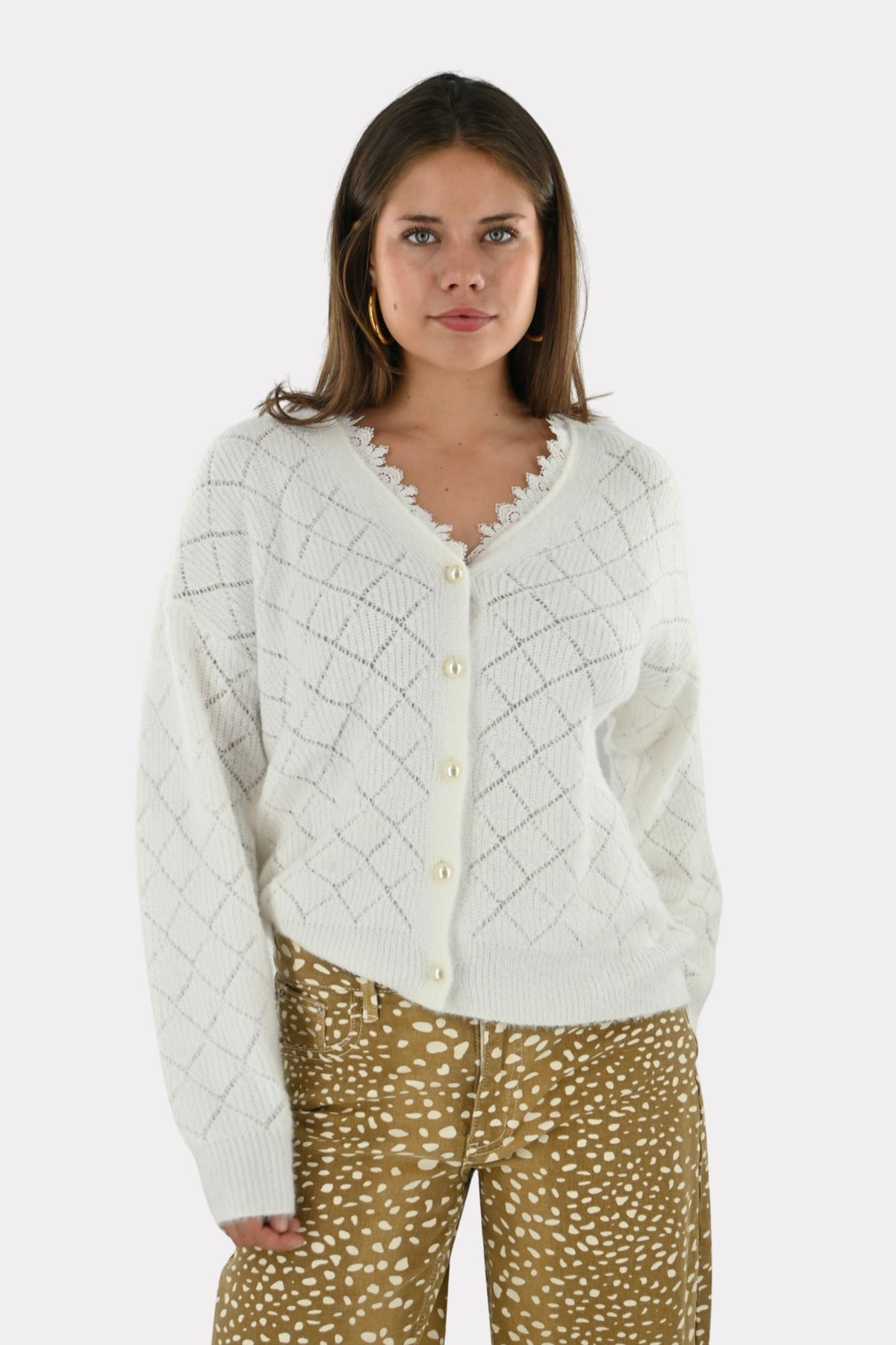 Rosie cardigan - white