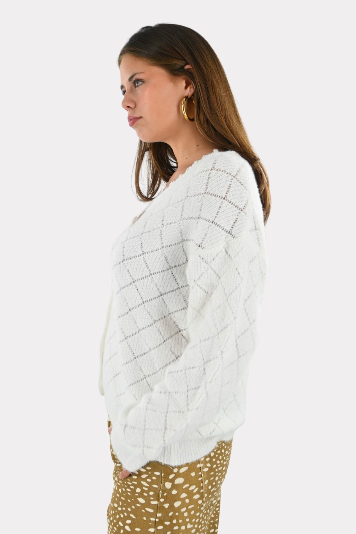 Rosie cardigan - white