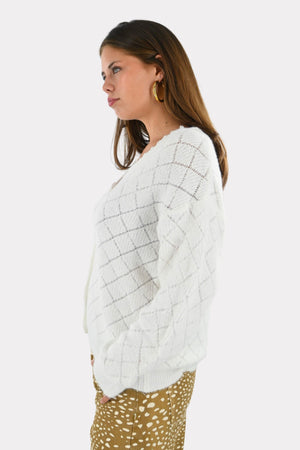 Rosie cardigan - wit
