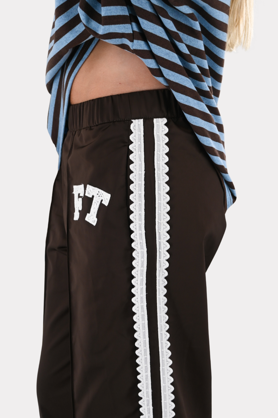 FT lace pants - bruin