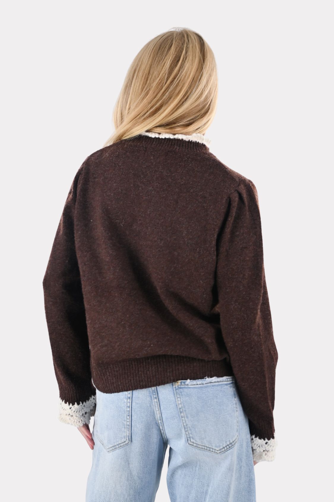 Joelle en maille - marron