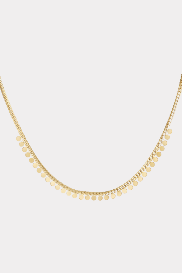 Dot necklace - goud