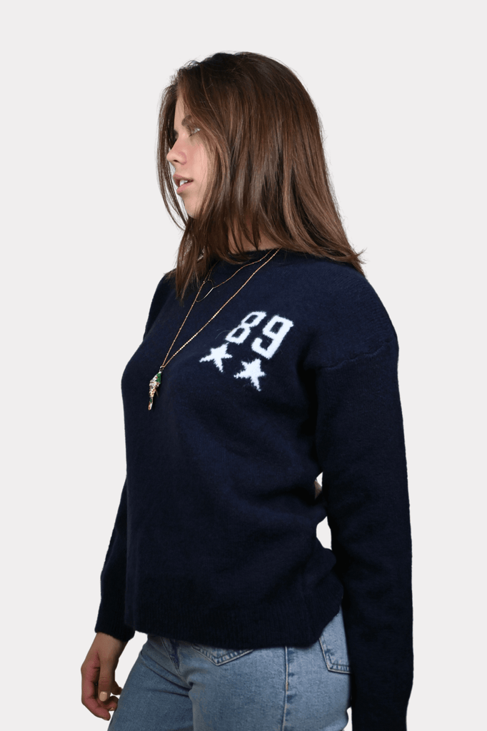 1989 knit - navy/wit - 2