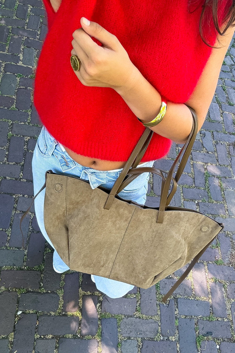 Signature bag - camel
