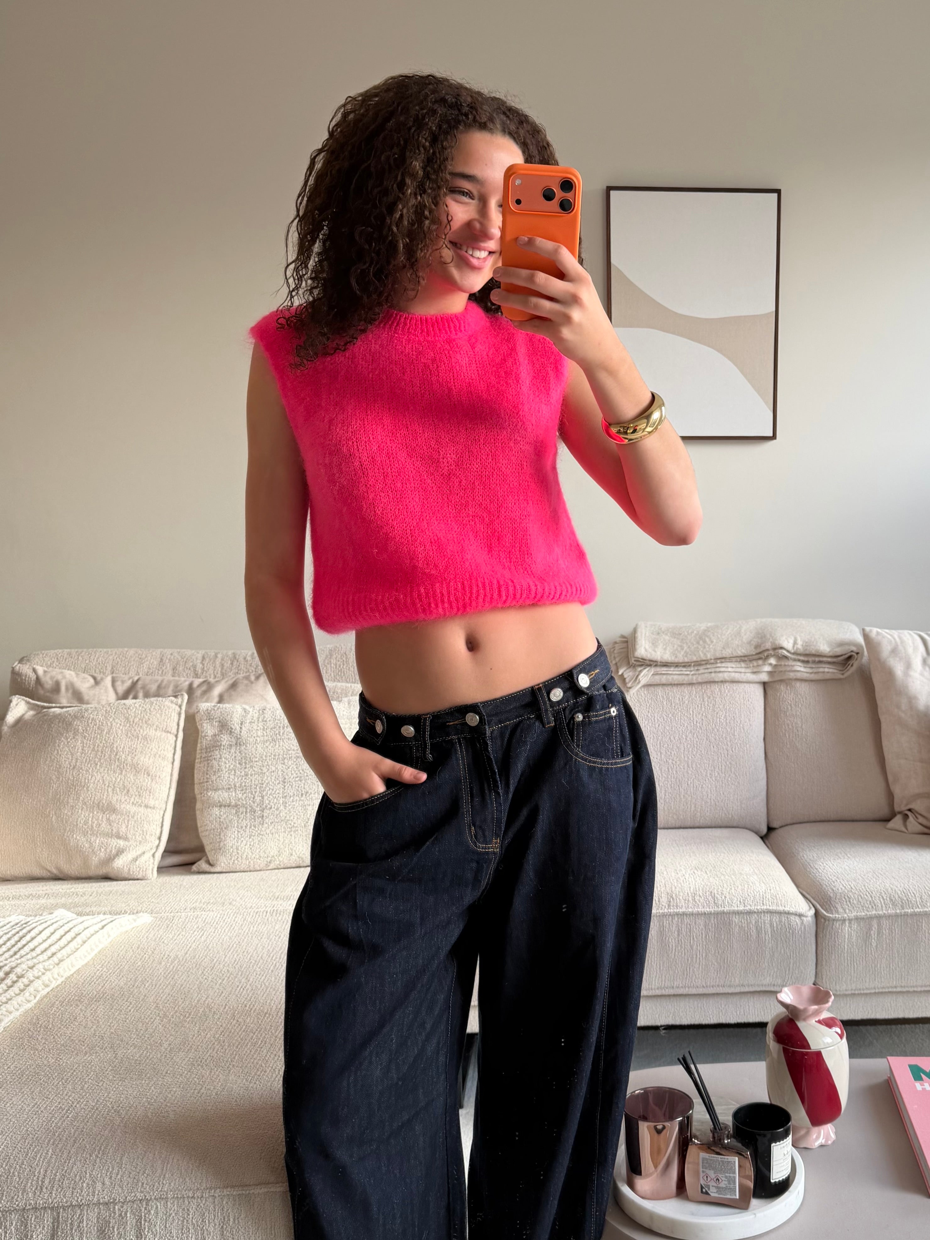 Soft classic knit  - koraal PRE-ORDER