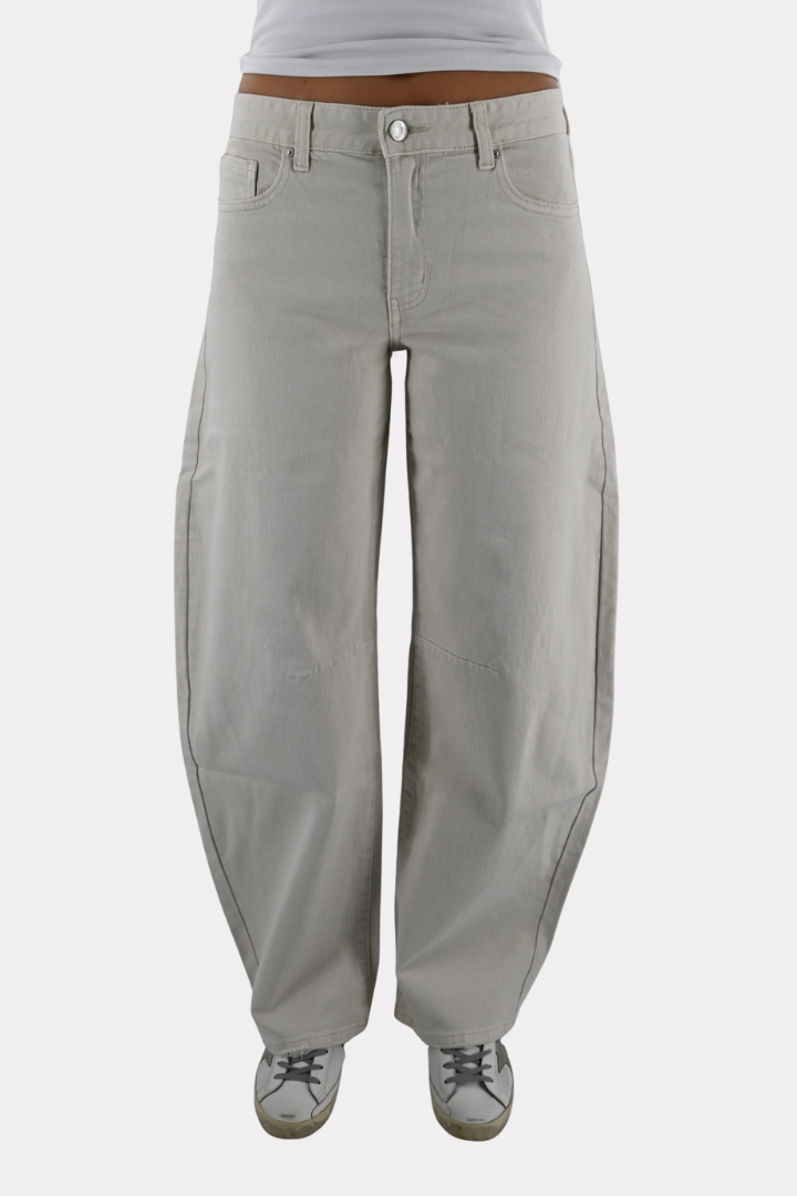 Barrel cloud jeans - creme