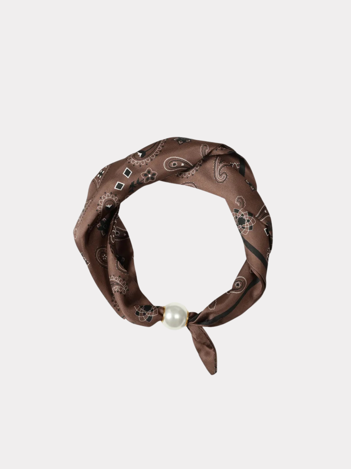 Foulard bandana - marron