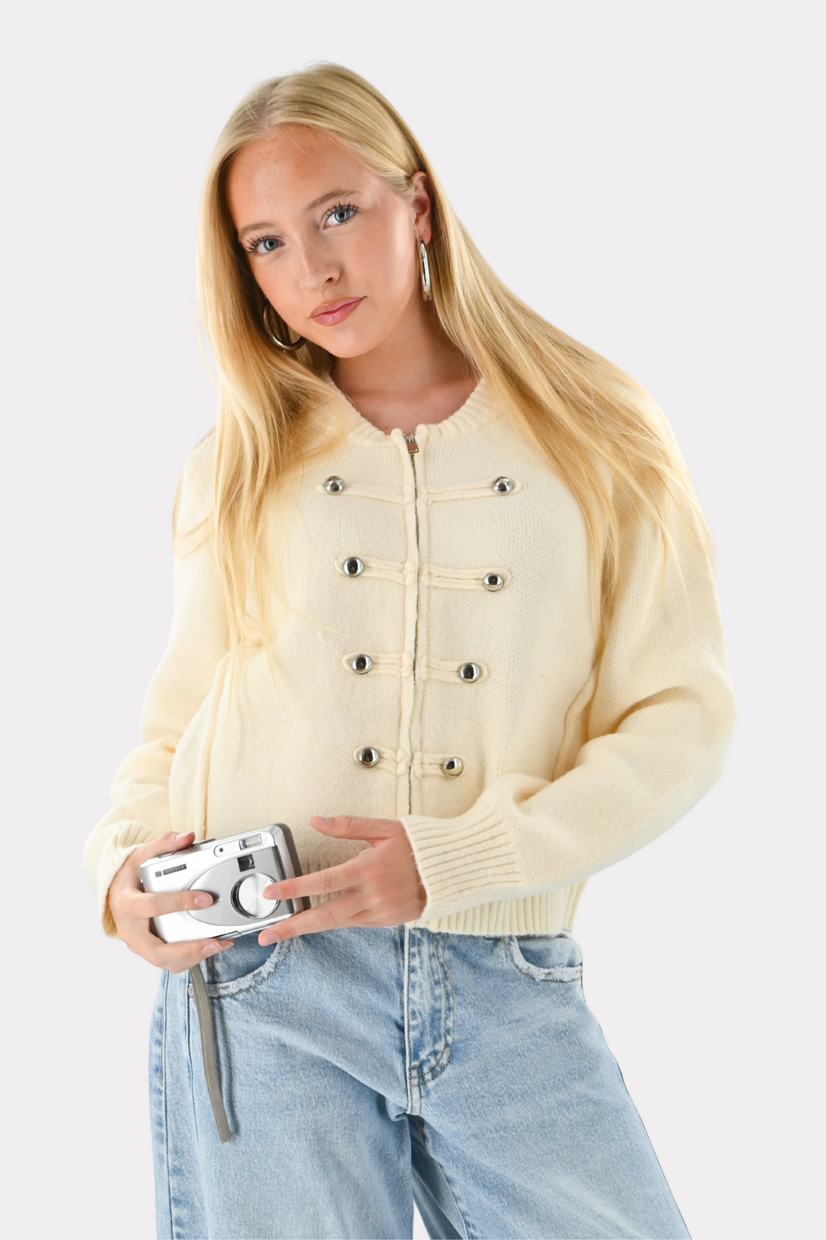 Tara Captain-Zipper - Beige