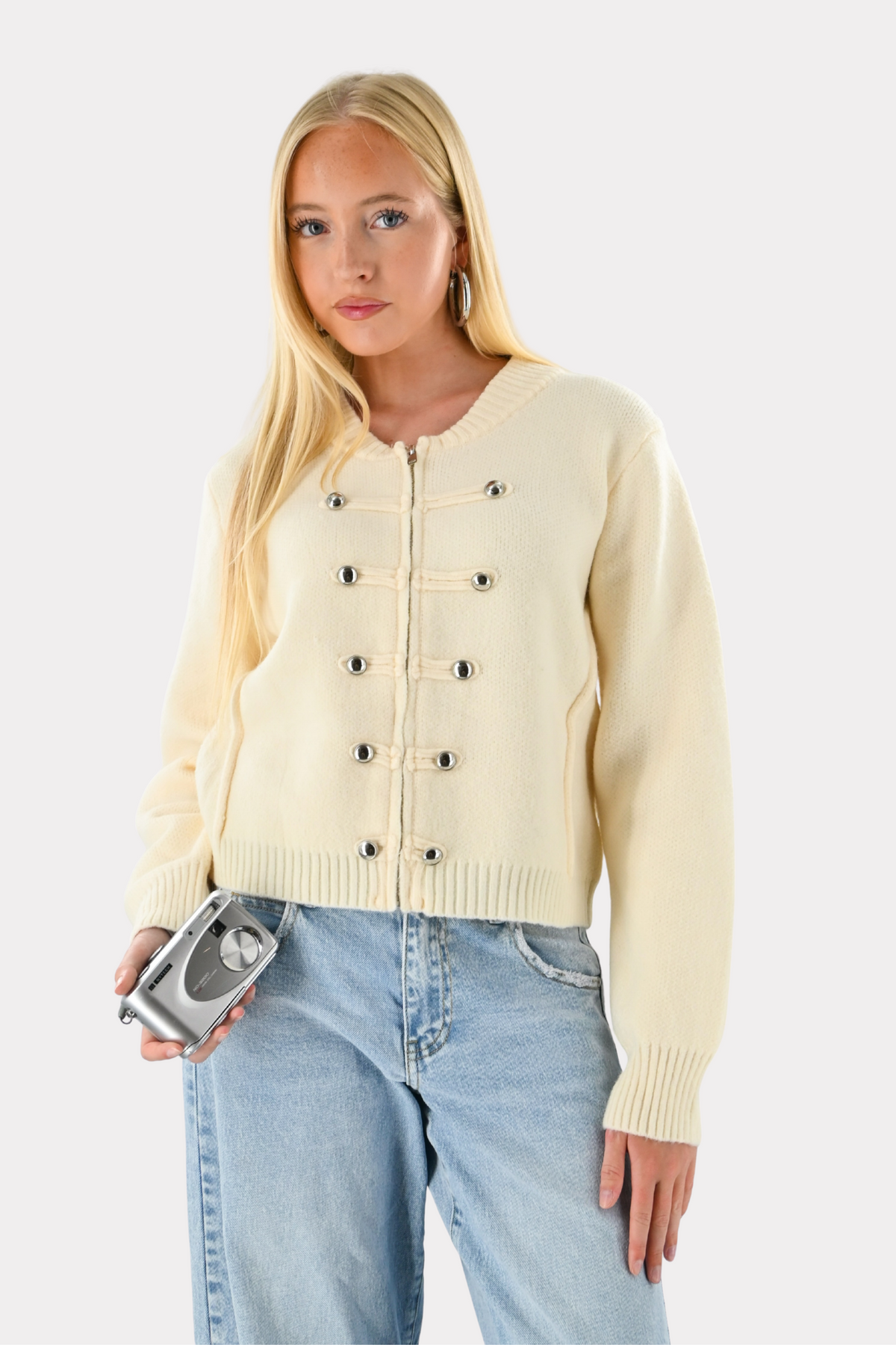 Tara Captain-Zipper - Beige