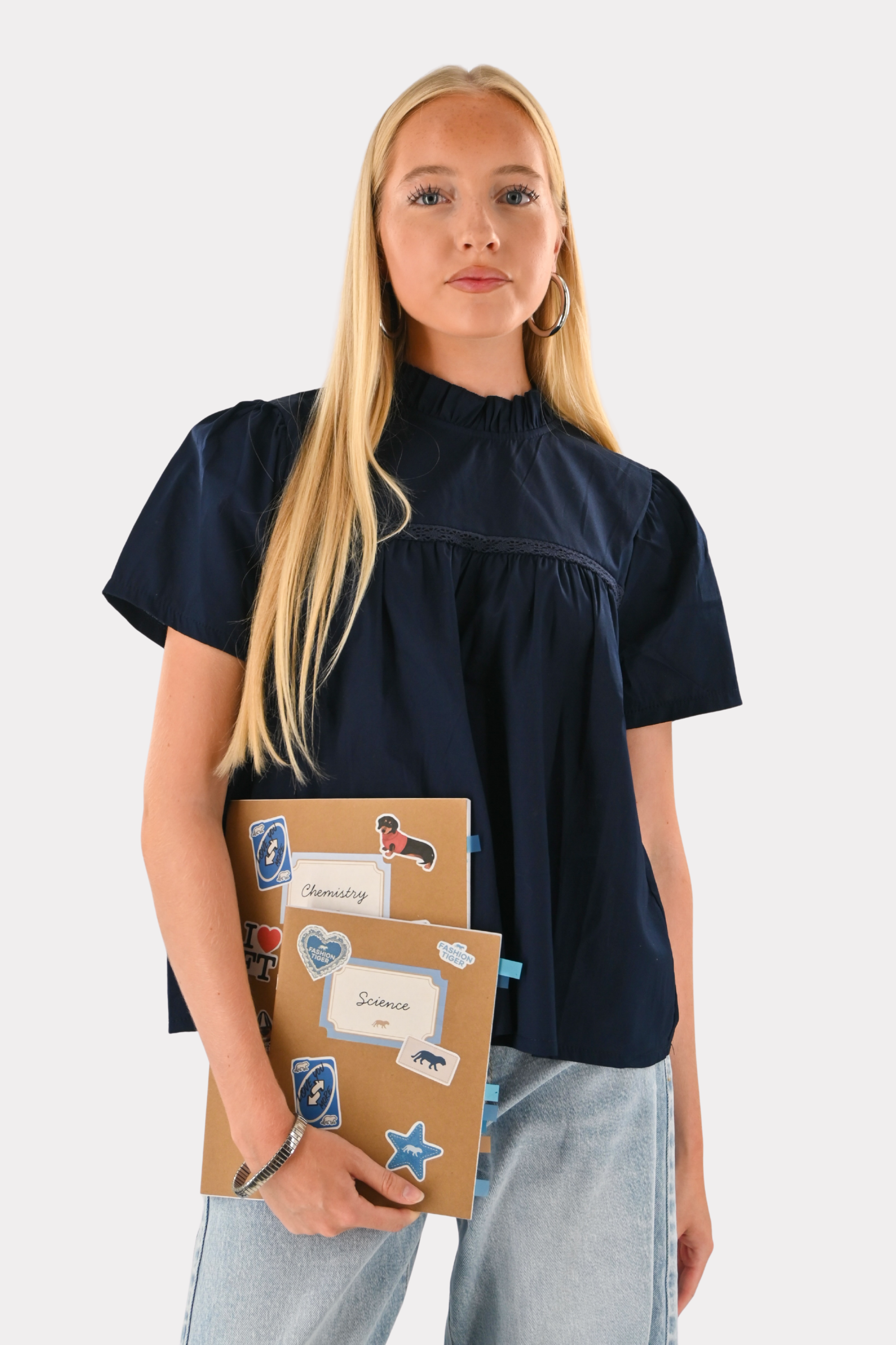 Serena-Bluse - Marineblau