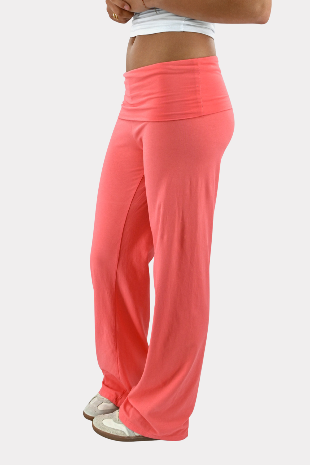 It girl pants - koraal