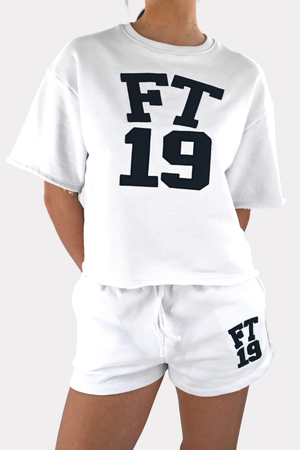 College top - white