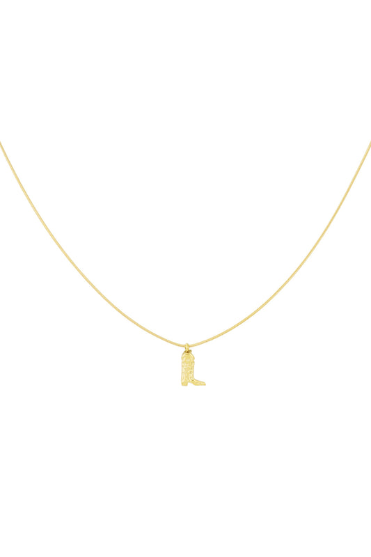 Cowgirl necklace - goud