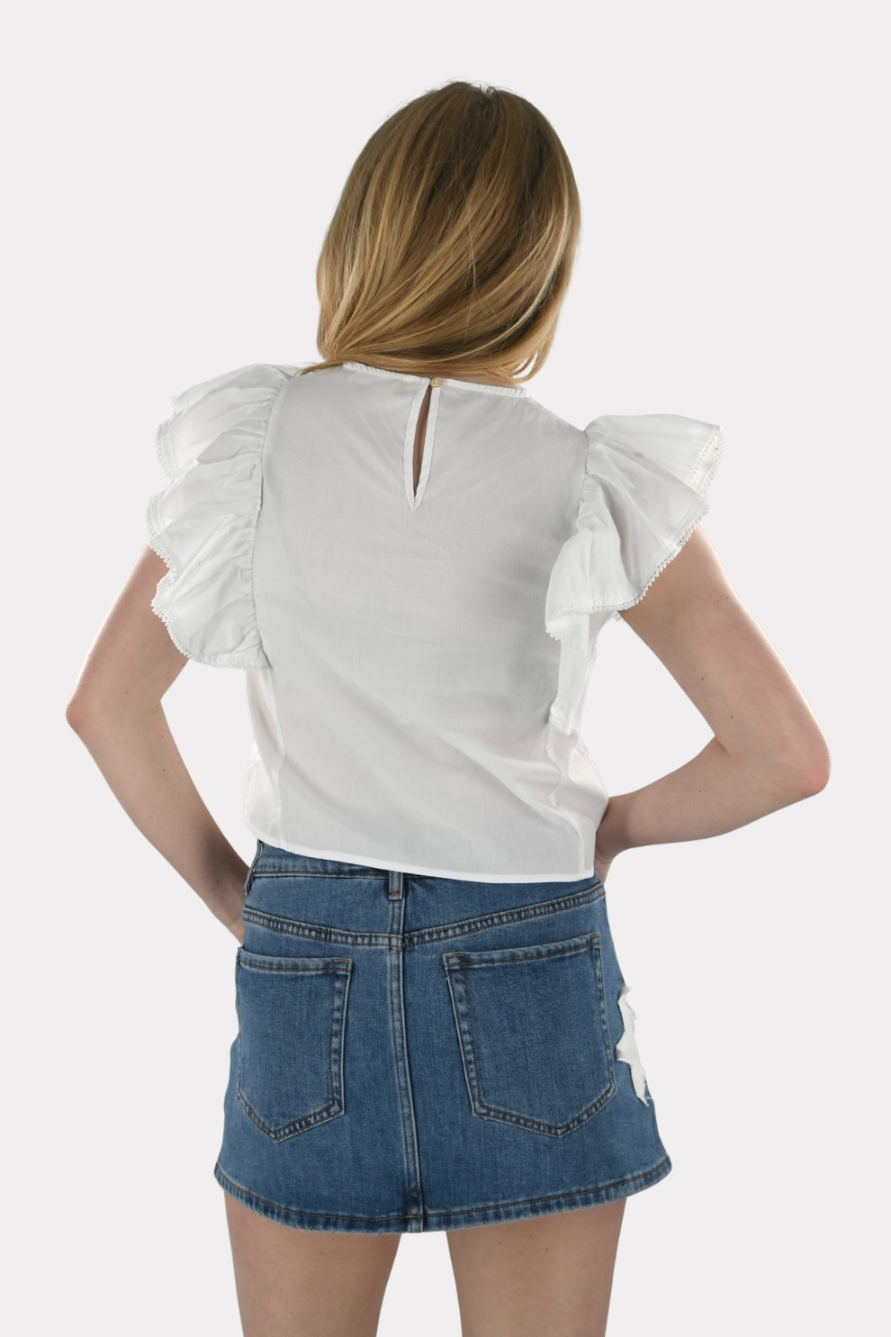 Tropical blouse - white