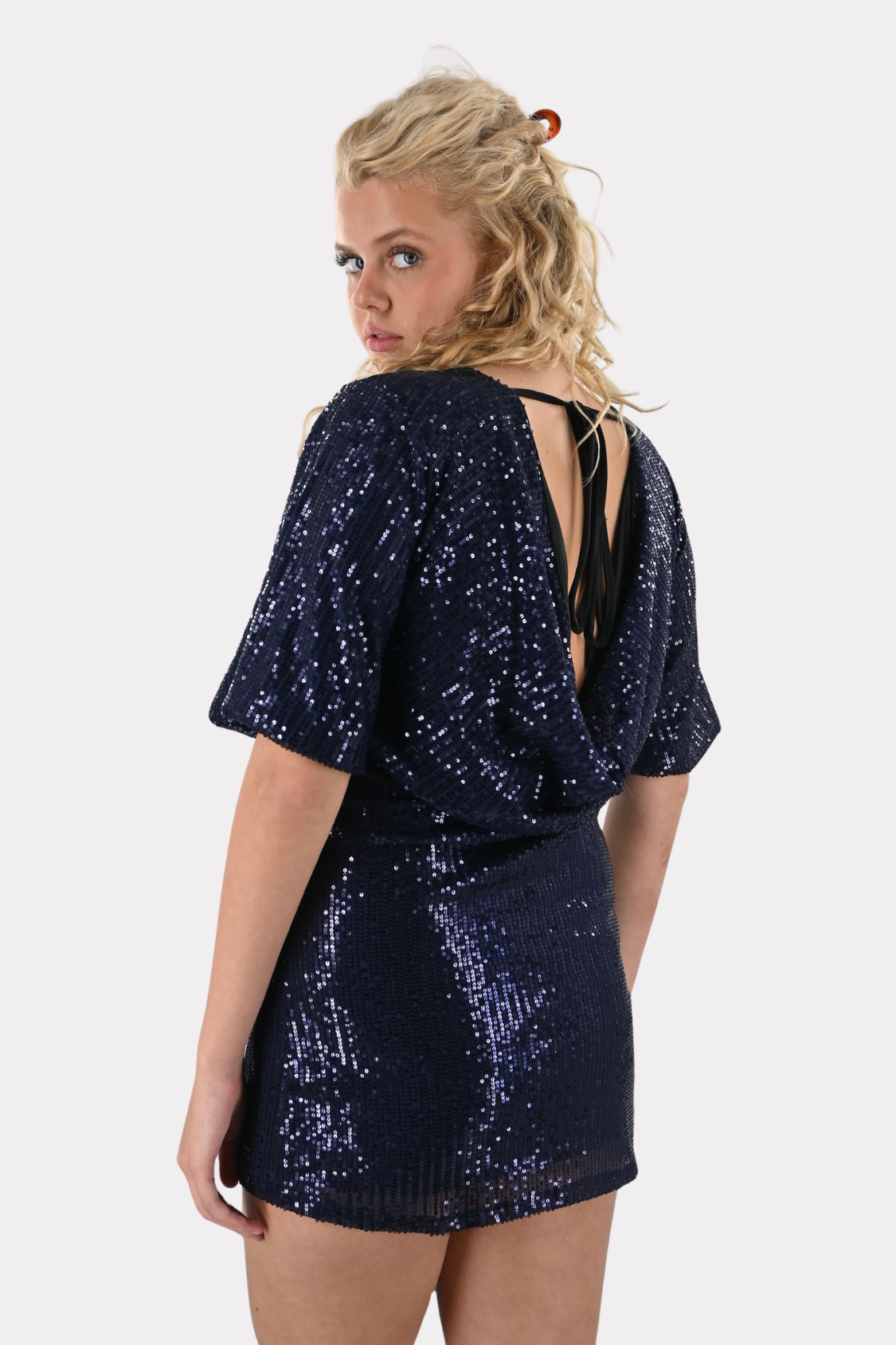princess polly baby blue dress Sophia Maxi Dress Navy Blue