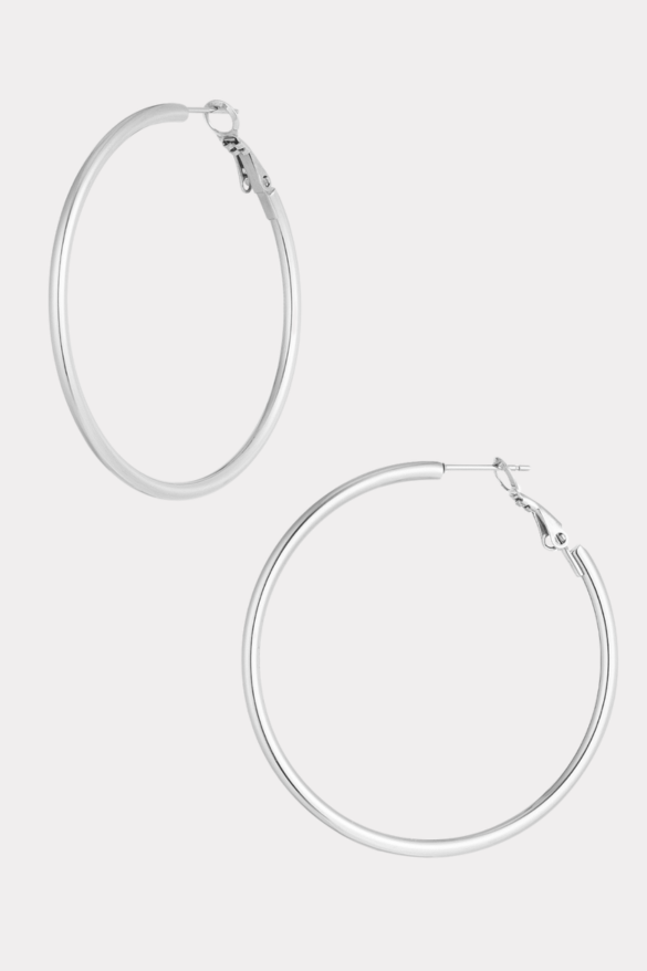 Gwen medium earrings - silver