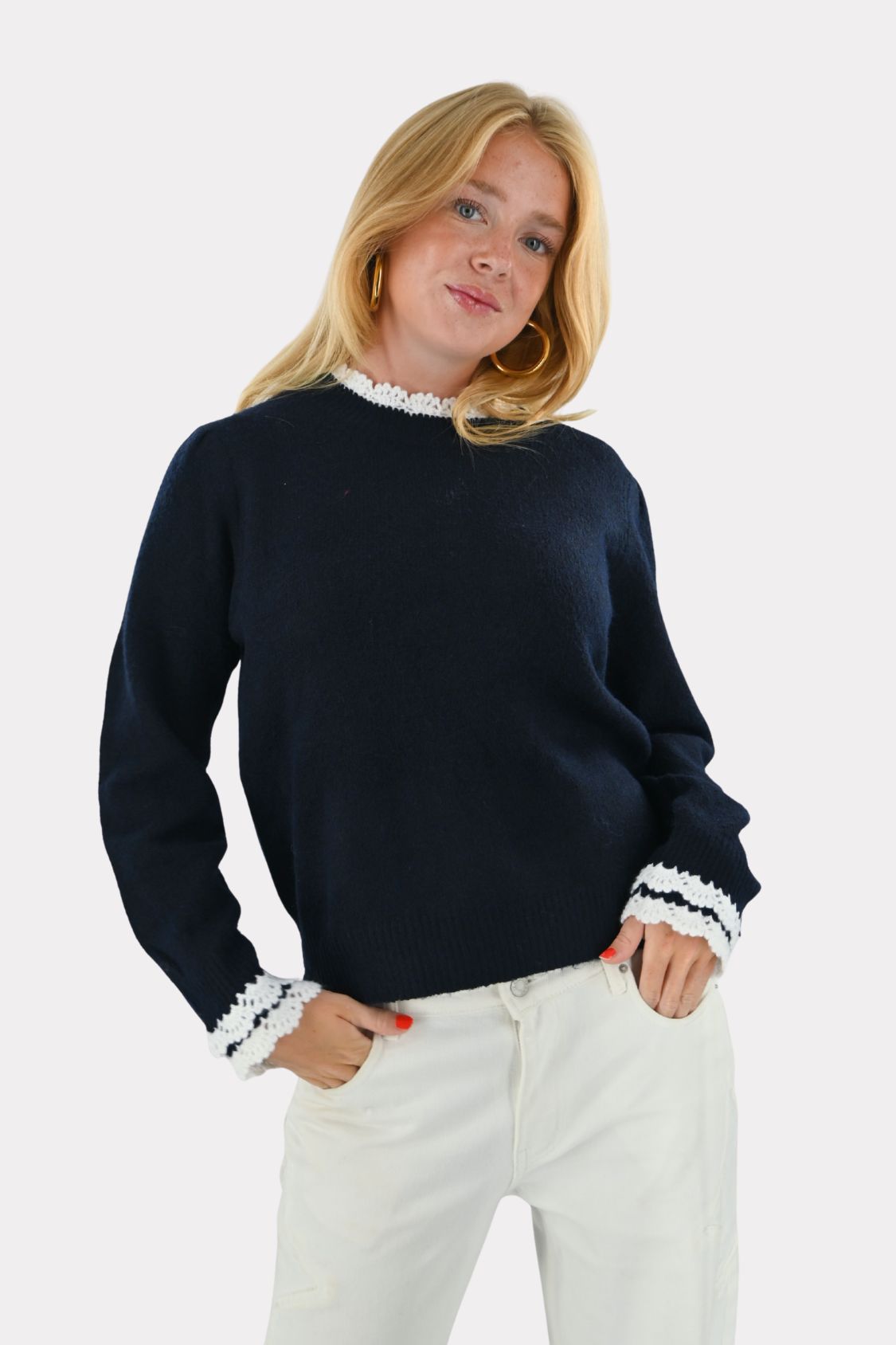 Joelle tricot - bleu marine