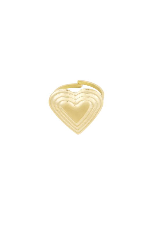 Ring with love - goud