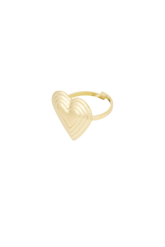 Ring with love - goud