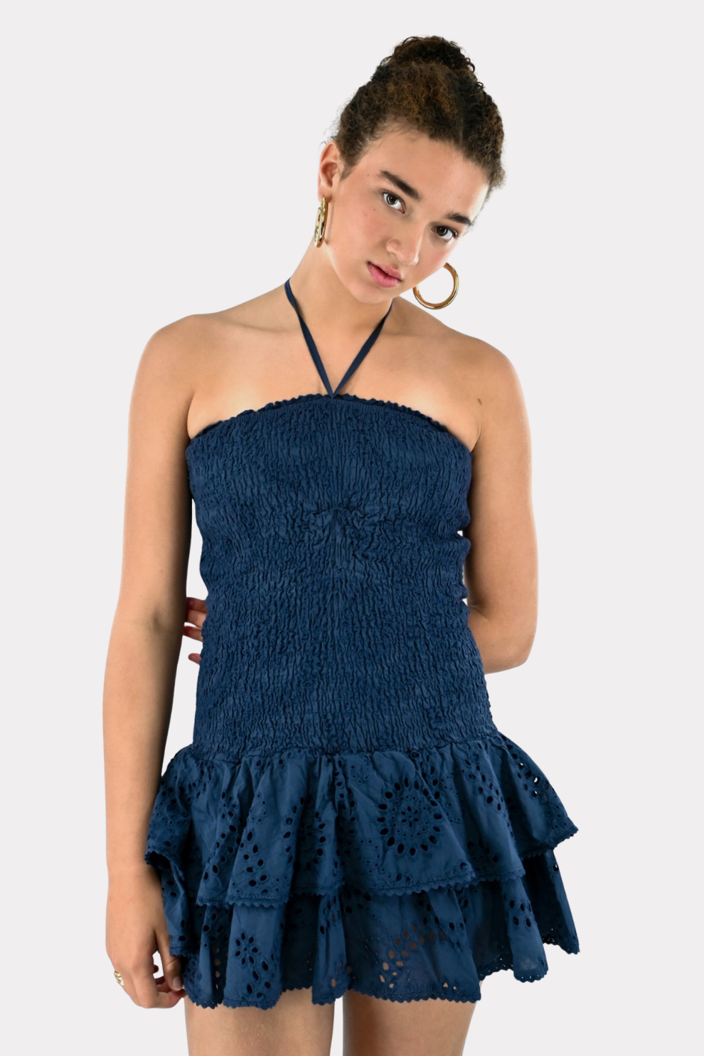 Summer crush dress - navy